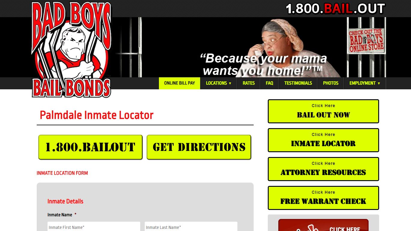 Palmdale Inmate Locator | Inmate Information in Palmdale, CA